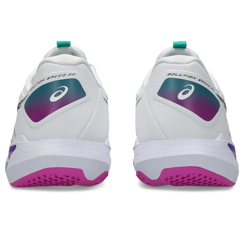 Asics Men's Solution Speed FF 4 Tennis Shoes White Digital Sakura