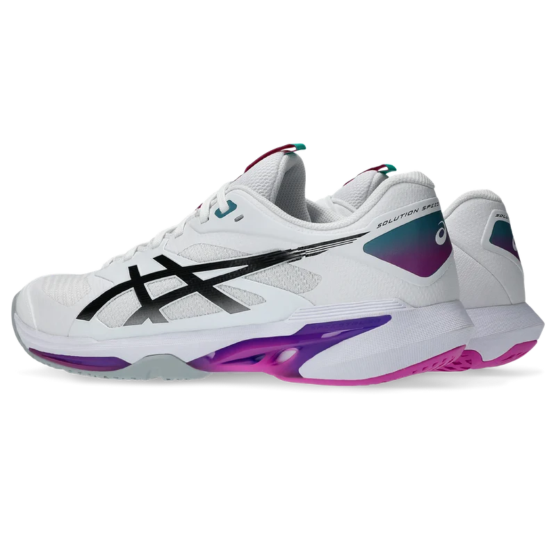 Asics Men's Solution Speed FF 4 Tennis Shoes White Digital Sakura