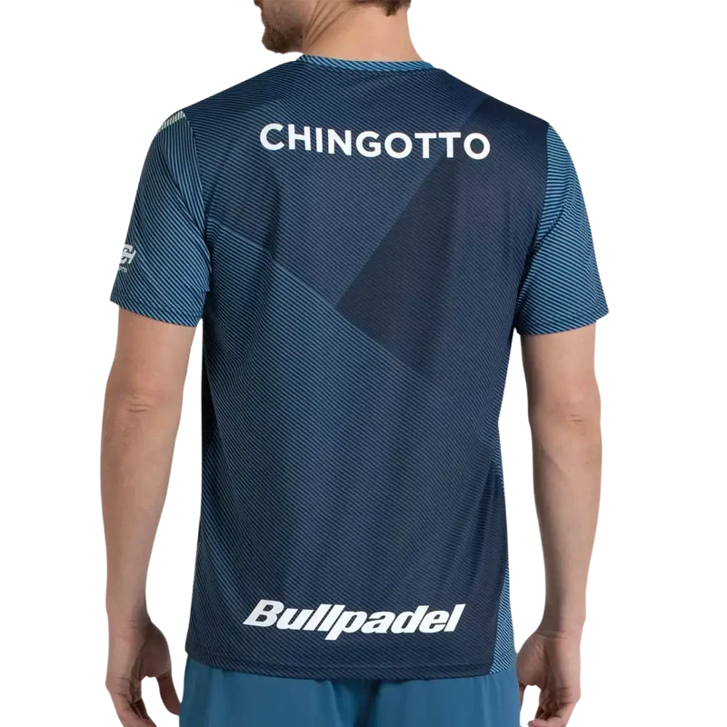 Camiseta Bullpadel Chingotto 26I Azul Atómico 2026