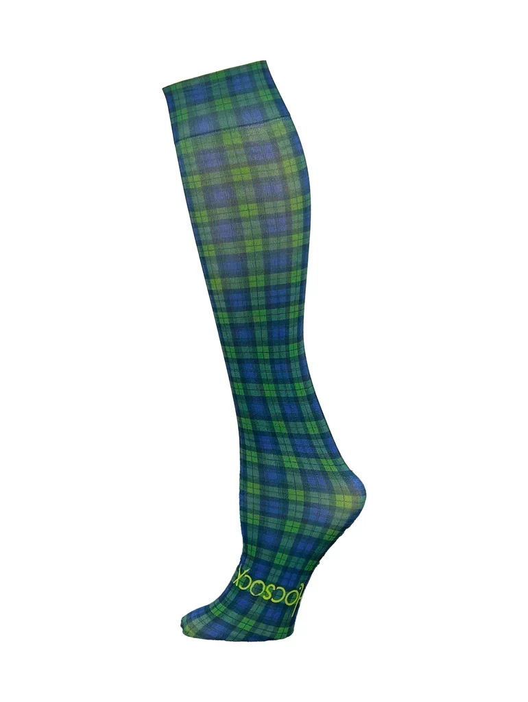 Hocsocx Blue Plaid Sock