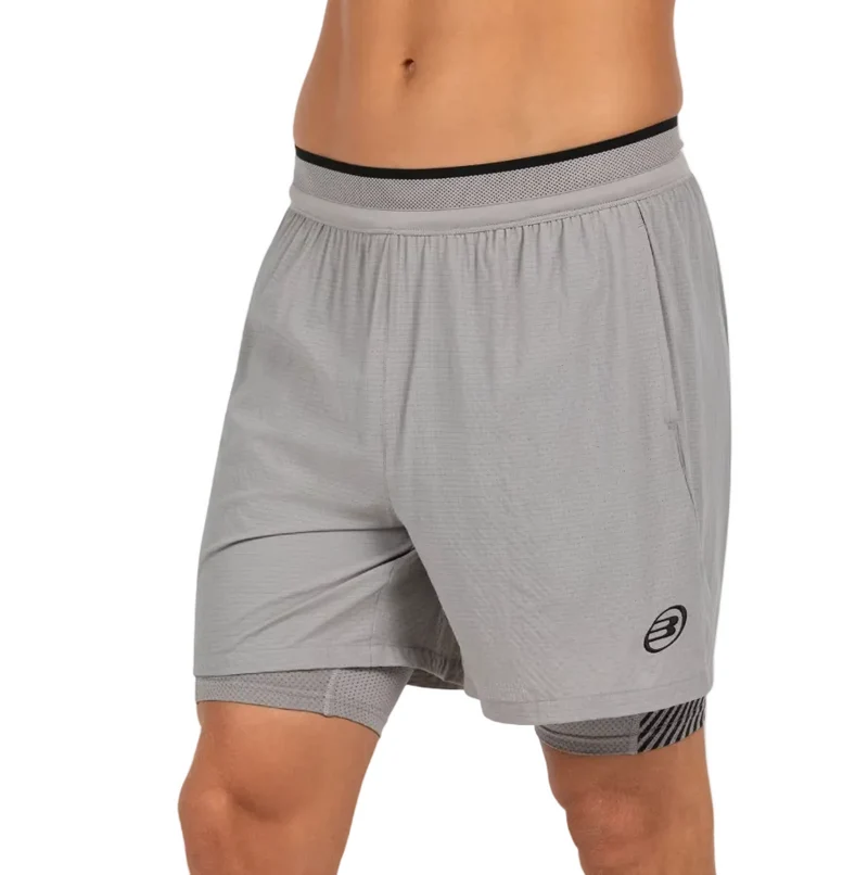 Bullpadel Men's Tanoel Shorts Light Grey