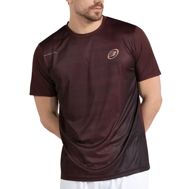 Bullpadel Men's Cori T-Shirt Burgundy