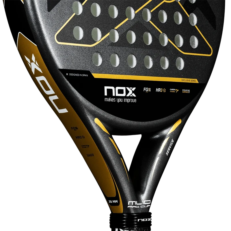 Pack dúo Nox ML10 Pro Cup Coorp Negro/Oro (Exclusivas PadelPROShop)