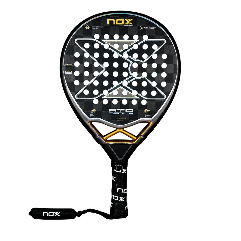 Pala Nox AT10 Genius 18k Negro/Oro (Exclusiva PadelPROShop)