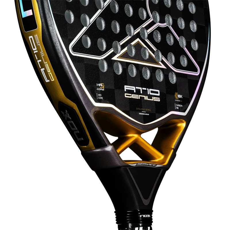 Pala Nox AT10 Genius 18k Negro/Oro (Exclusiva PadelPROShop)