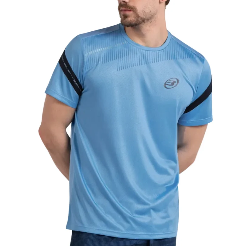 Bullpadel Men's Casul T-Shirt Light Blue