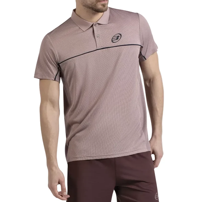 Bullpadel Men's Cacine Polo Rose Wine