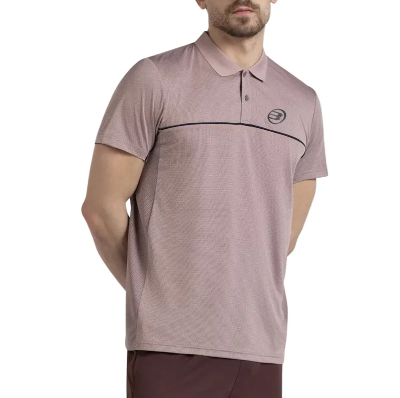 Bullpadel Men's Cacine Polo Rose Wine