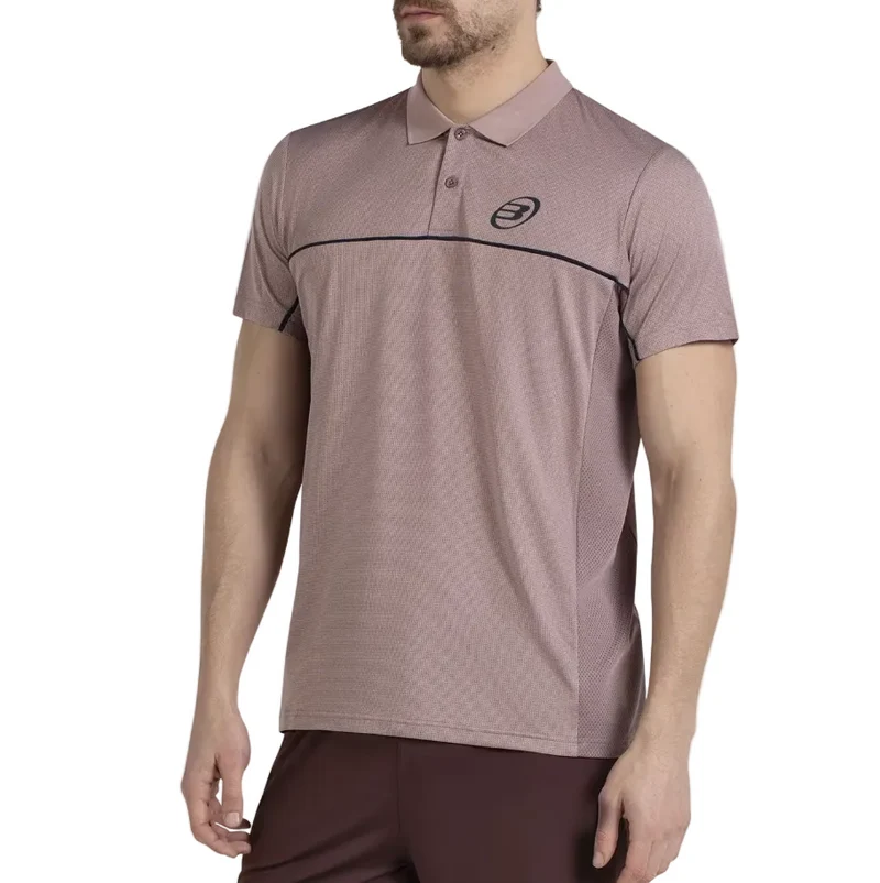 Bullpadel Men's Cacine Polo Rose Wine