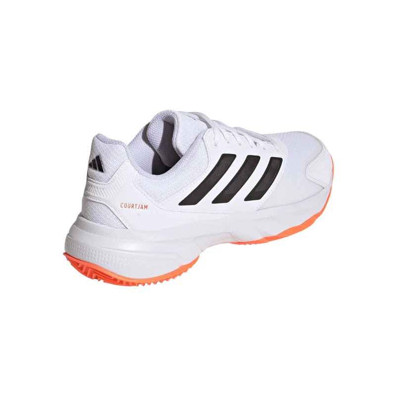 CourtJam Control 3 Sandplatzschuh Herren - weiß, orange