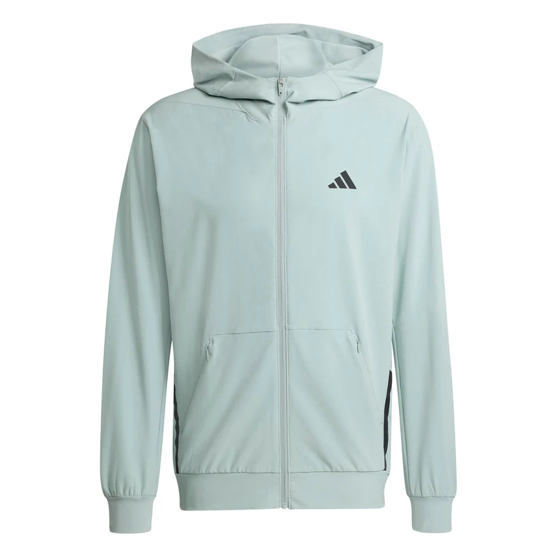 D4T Hybrid Sweatjacke Herren-salbei
