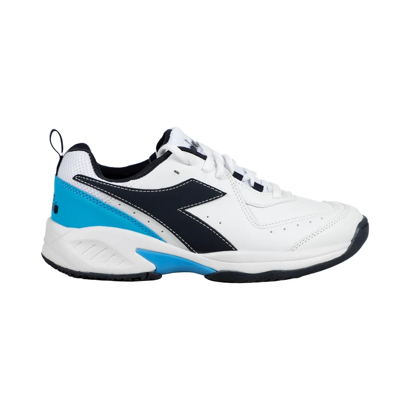 S. Challenge 5 SL Allcourtschuh Kinder - weiß, blau