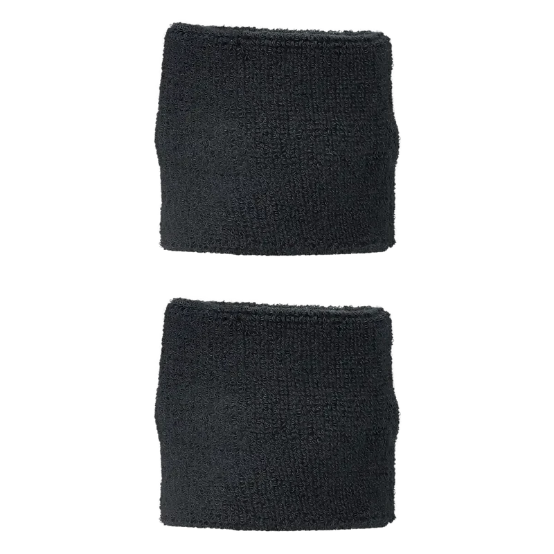 Muñequeras Asics Wirst Negras (x2)