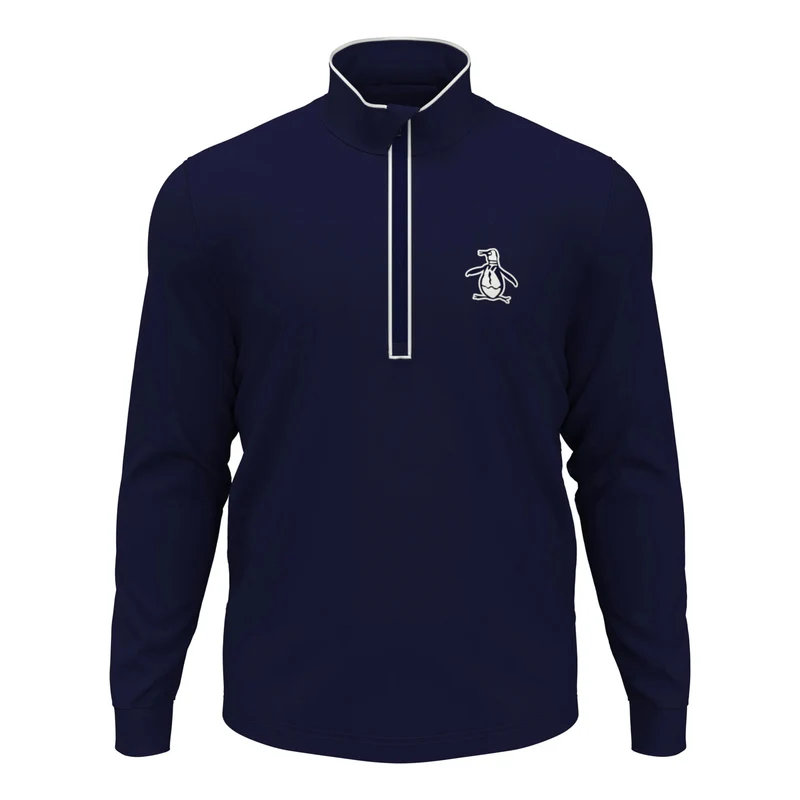 1/4 Zip Technical Trainingsjacke Herren-Dunkelblau