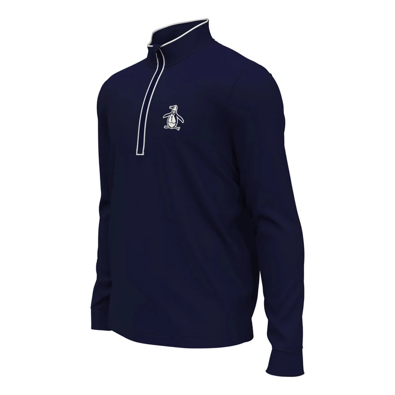 1/4 Zip Technical Trainingsjacke Herren-Dunkelblau
