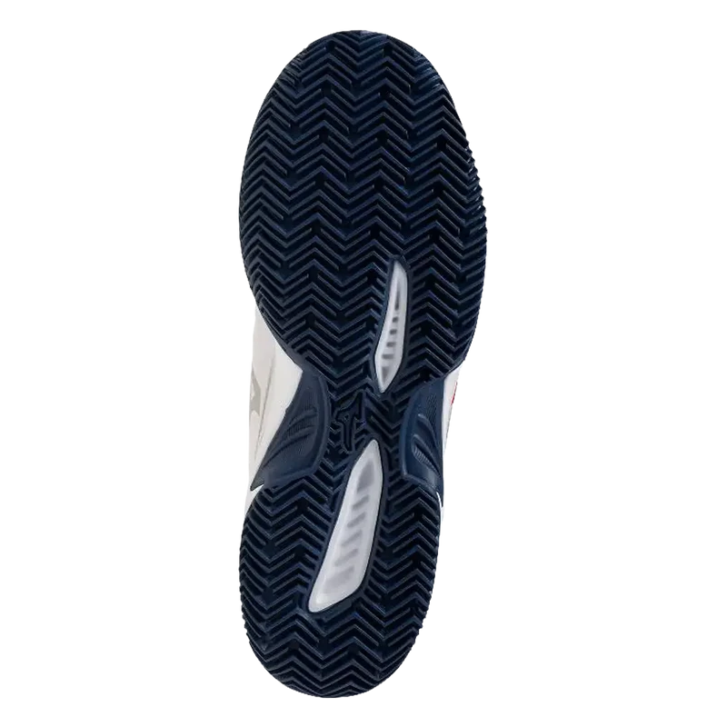 Zapatillas Mizuno Break Shot CC Blanco/ Naranja 2026