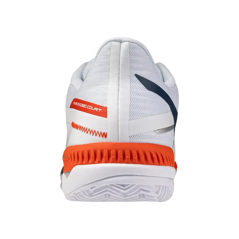 Zapatillas Mizuno Wave Exceed Court CC Blanco/ Naranja 2026