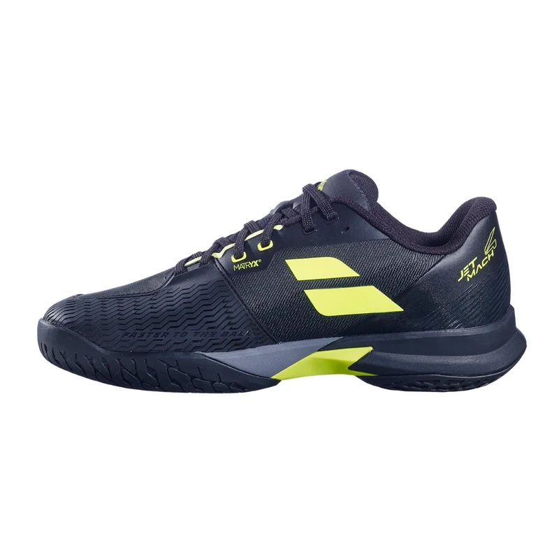 Jet Mach 4 Allcourtschuh Herren - schwarz, neongelb