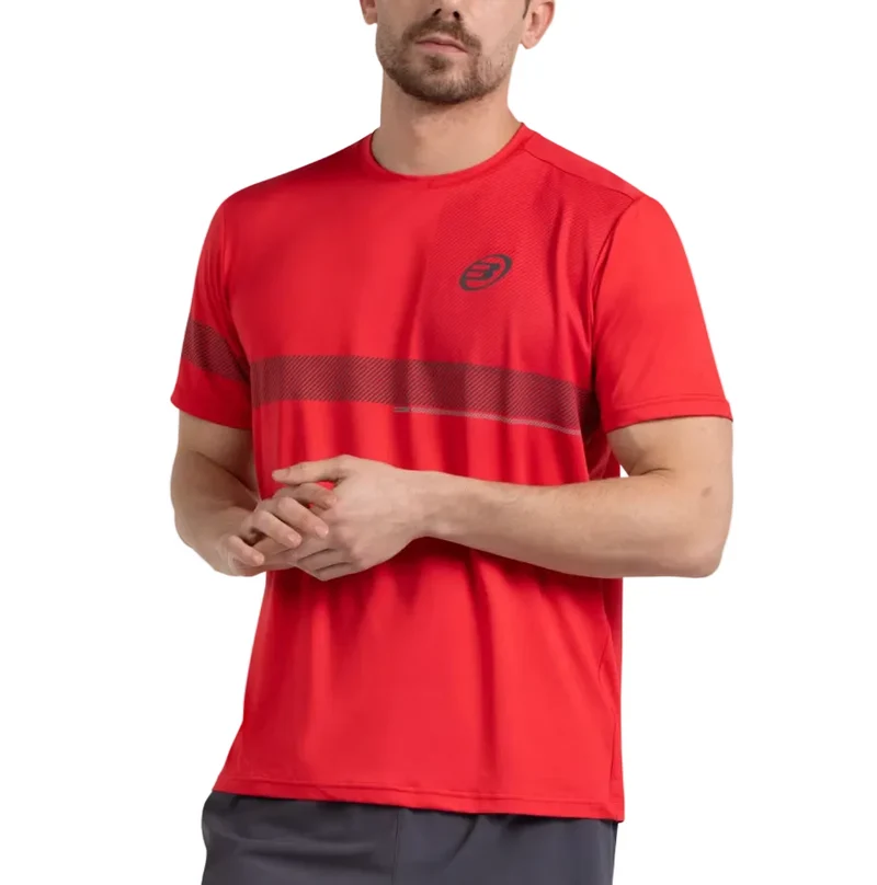 Bullpadel Men's Milon T-Shirt Lava