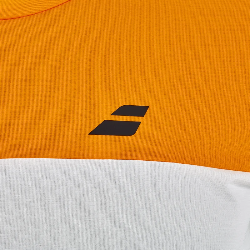 Babolat Men's Crew Neck Tee Orange/Cream