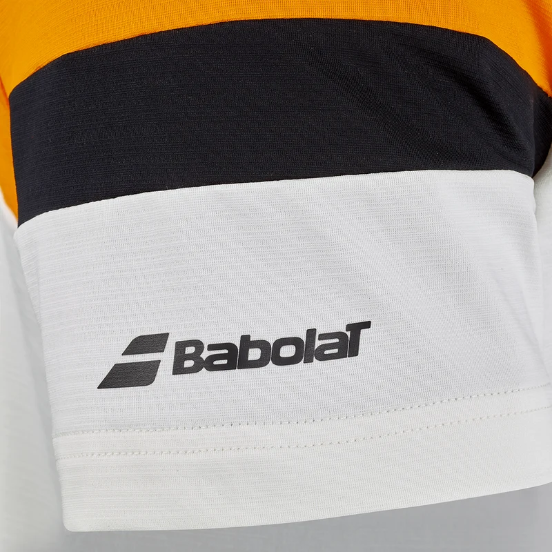 Babolat Men's Crew Neck Tee Orange/Cream