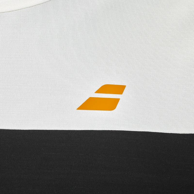 Babolat Men's Crew Neck Tee Black/White