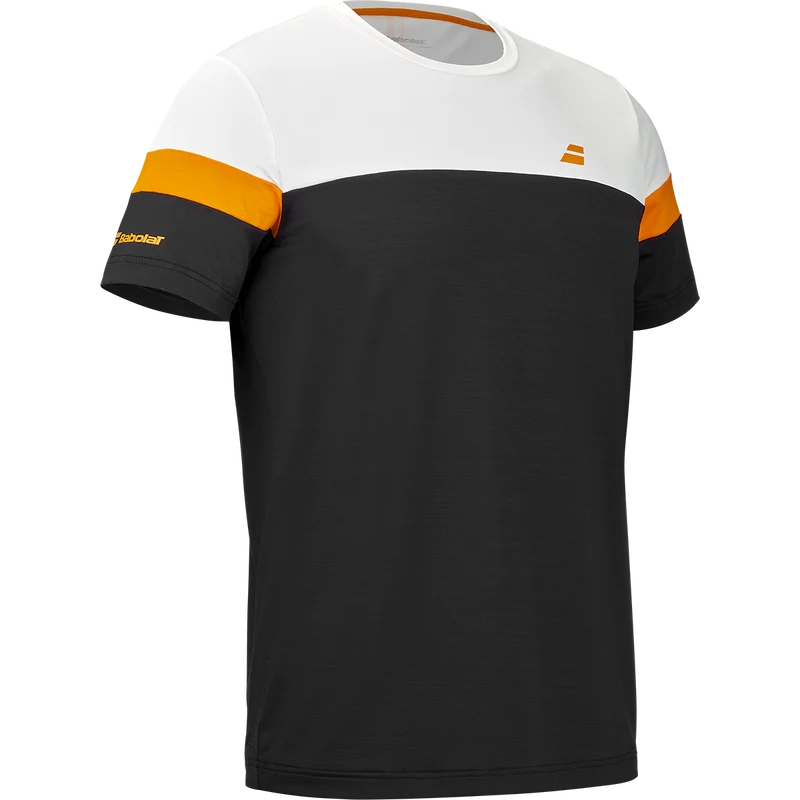 Babolat Men's Crew Neck Tee Black/White