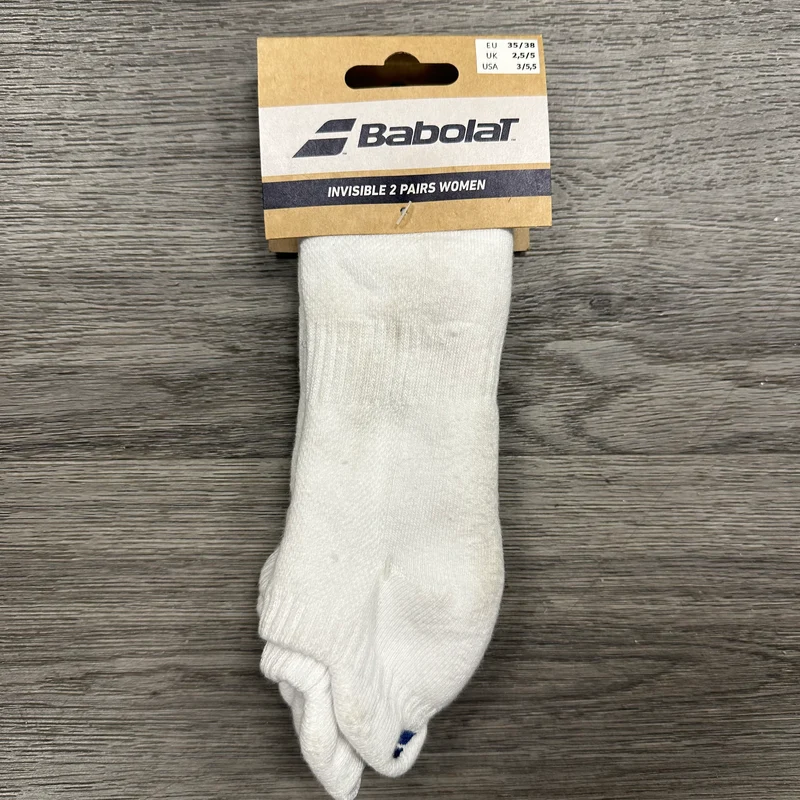 Babolat Invisible 2 Pack Women Socks White OUTLET