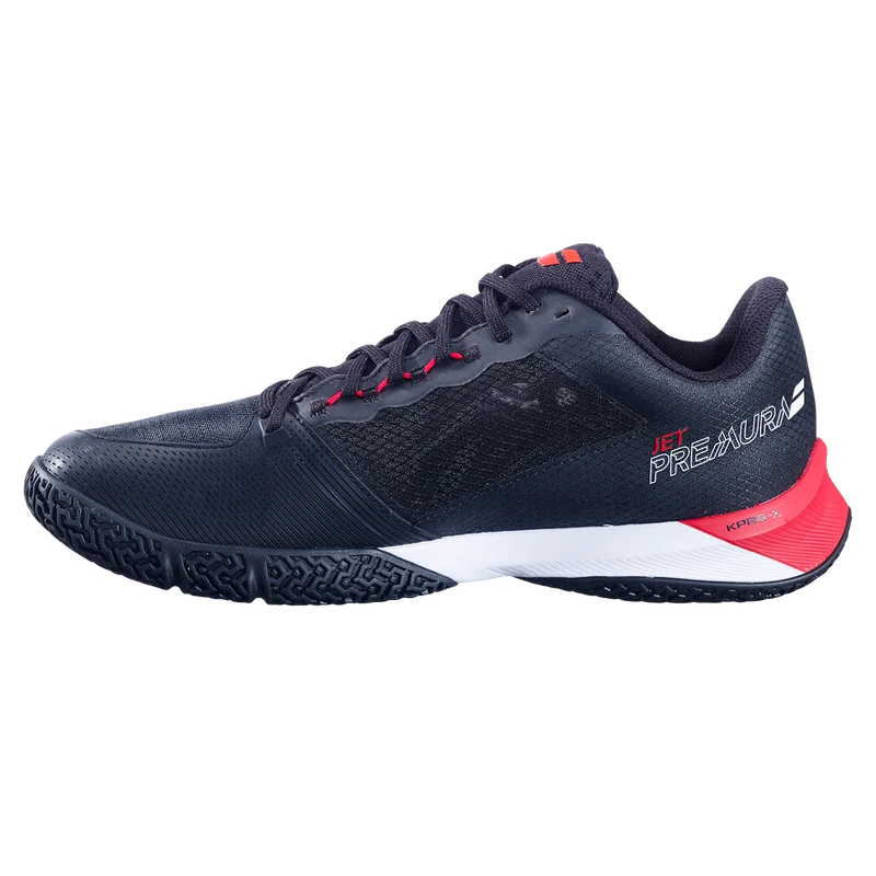 Babolat Men's Jet Premura 2 Padel Shoes 25 Black Tomato Red