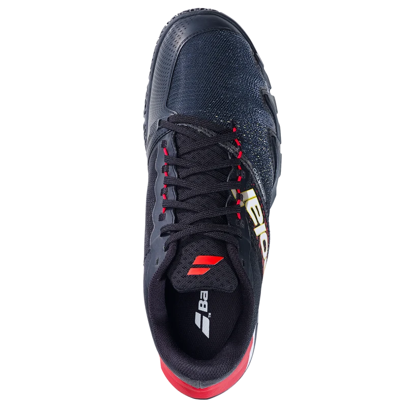 Babolat Men's Jet Premura 2 Padel Shoes 25 Black Tomato Red