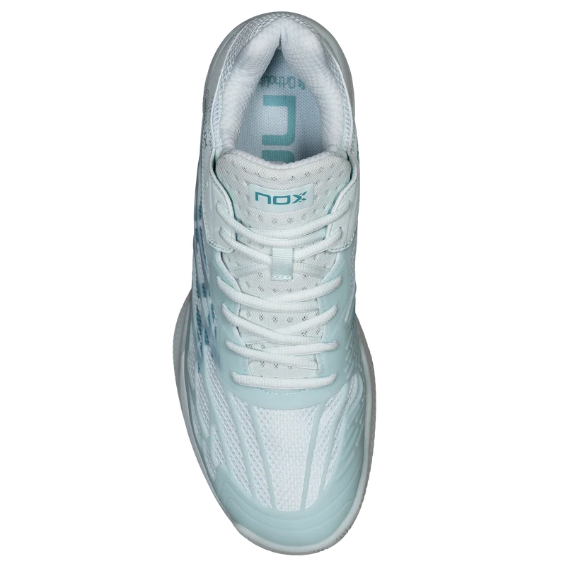 Nox Women's AT10 Lux Padel Shoes 26 Morning Mist Turquoise