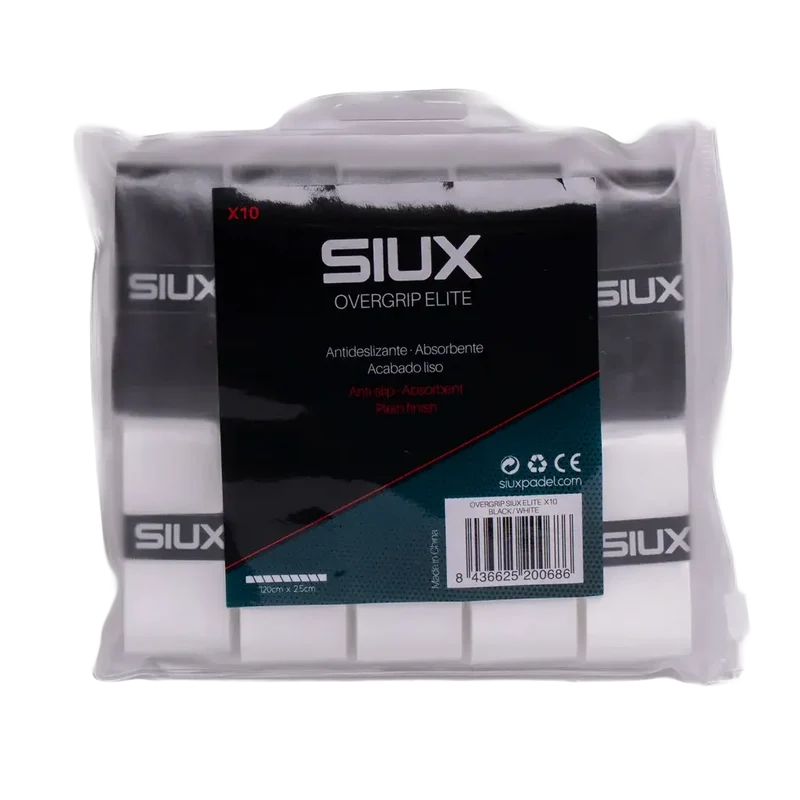 Overgrip Siux Elite White/Black (X10)