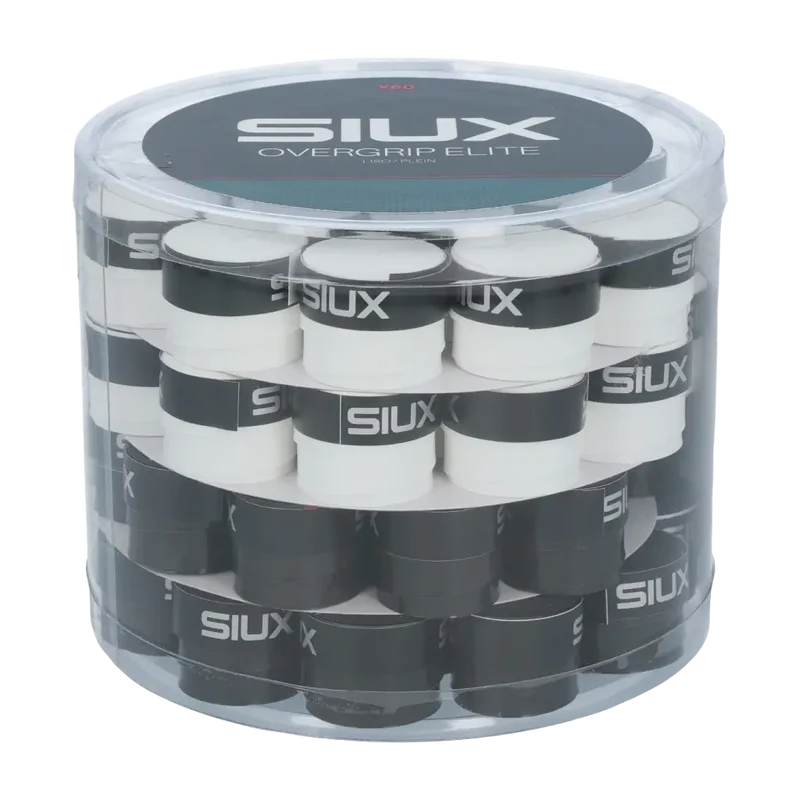 Tambor Siux Elite Lisos Blanco/Negro (Pack x60)