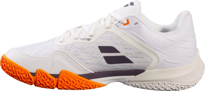 Babolat Premura 3 Mens Padel Shoes - Cream / Orange