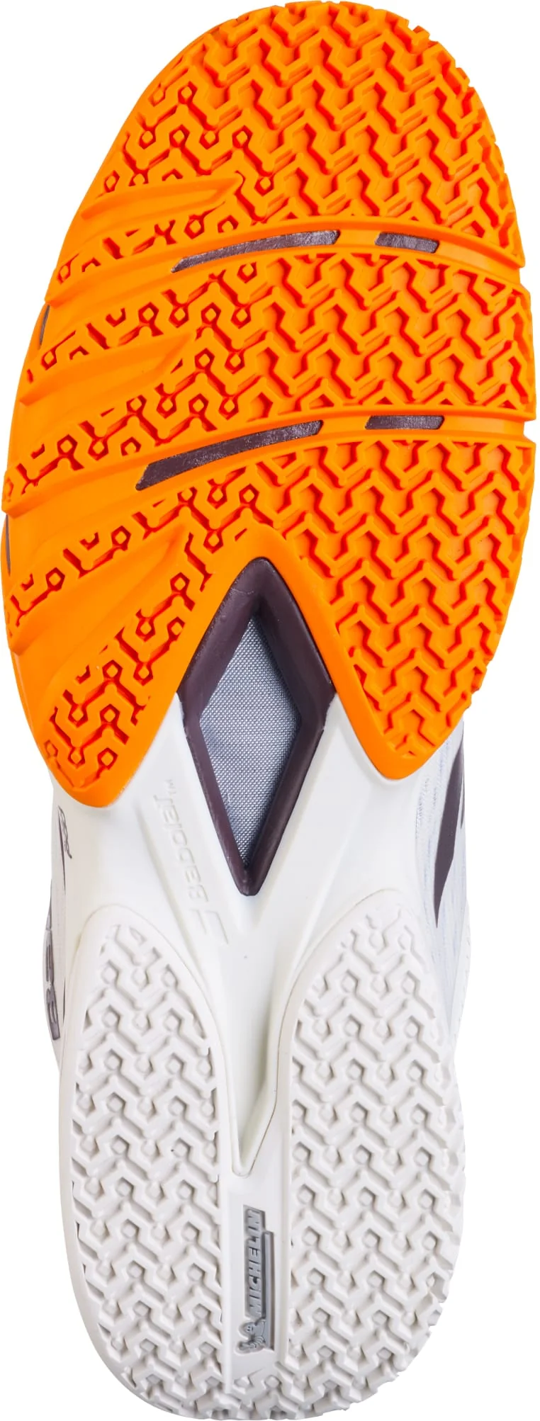 Babolat Premura 3 Mens Padel Shoes - Cream / Orange