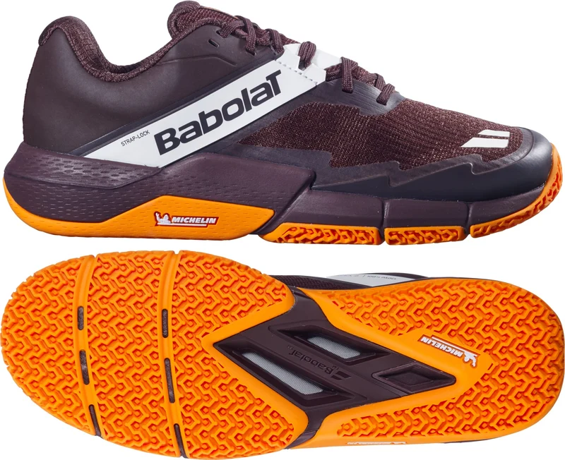 Babolat Movea 2 Mens Padel Shoes - Brown / Cream