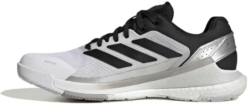 ADIDAS Crazyquick Boost Mens Padel Shoes - Cloud White / Core Black / Silver Metallic