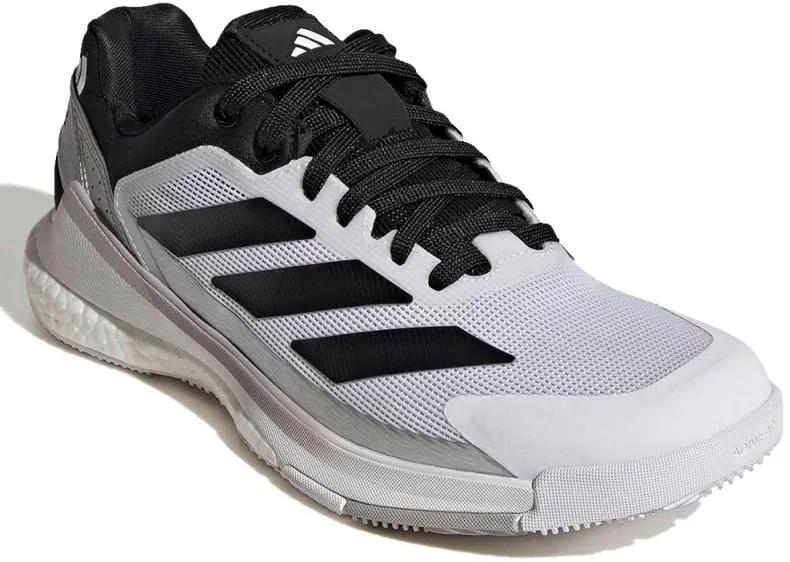 ADIDAS Crazyquick Boost Mens Padel Shoes - Cloud White / Core Black / Silver Metallic