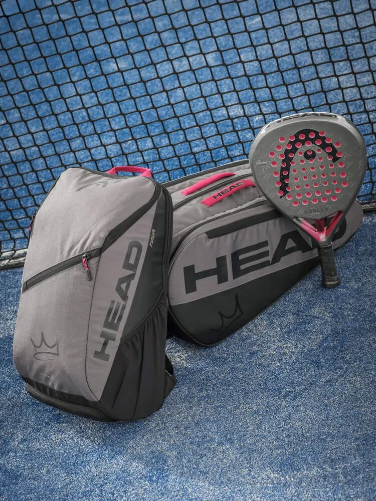 HEAD Coello Tour Padel Racket Bag L - Dark Grey