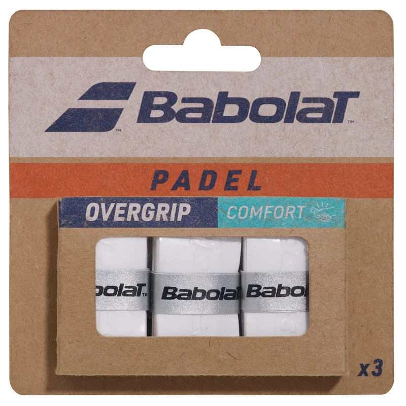 Babolat Comfort Padel Overgrip X3 - White
