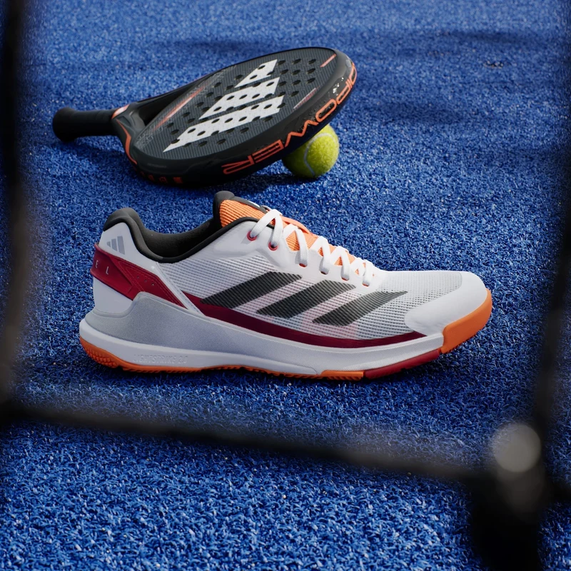 ADIDAS Crazyquick LS Mens Padel Shoes - White / Orange