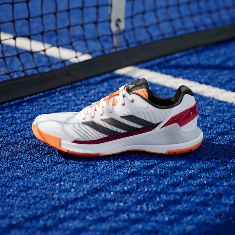 ADIDAS Crazyquick LS Mens Padel Shoes - White / Orange