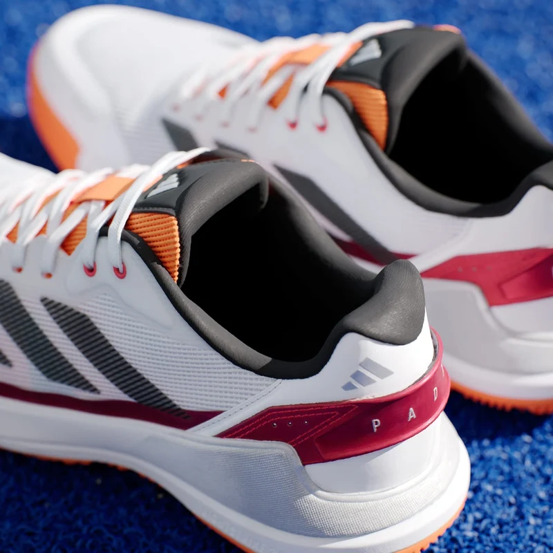 ADIDAS Crazyquick LS Mens Padel Shoes - White / Orange