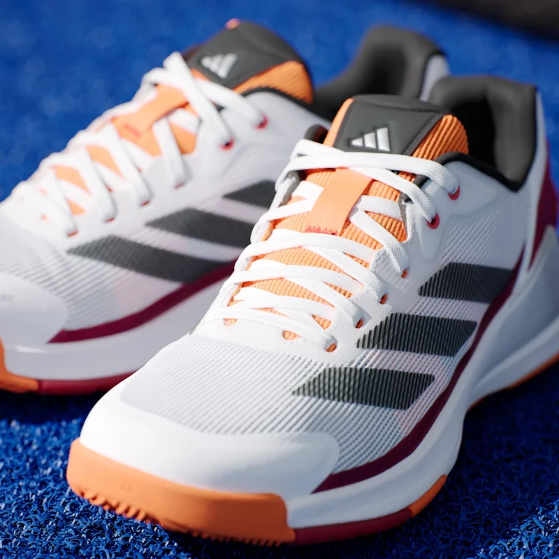 ADIDAS Crazyquick LS Mens Padel Shoes - White / Orange