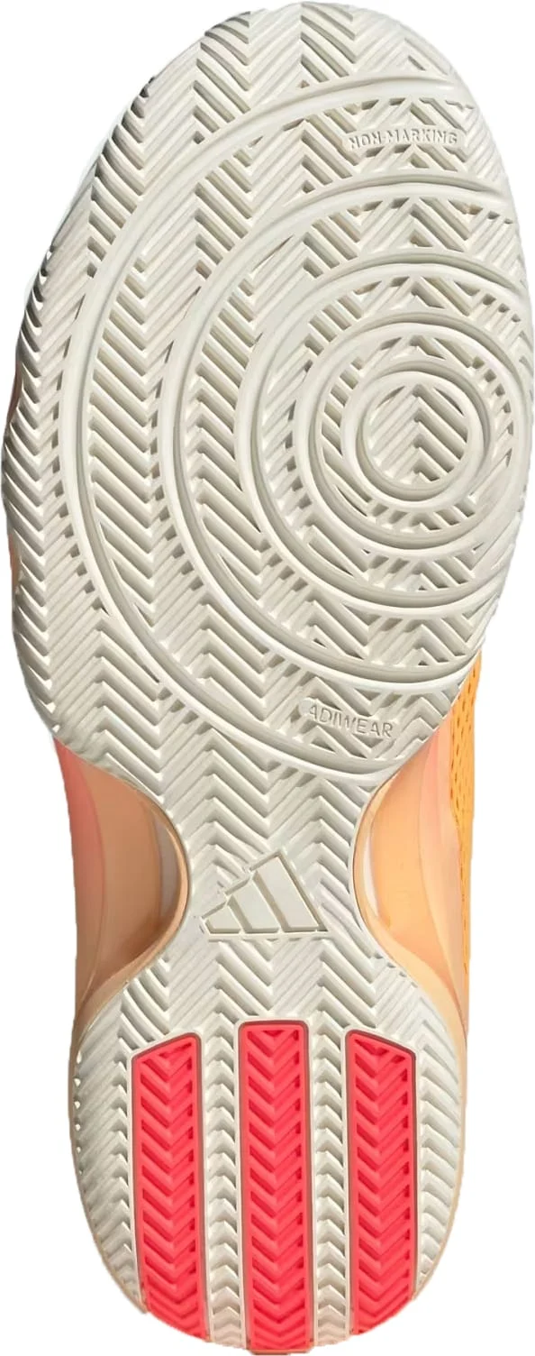 ADIDAS Crazyflight 7 Indoor Mens Padel Shoes - Lucid Tangerine / Lucid Orange / Off White