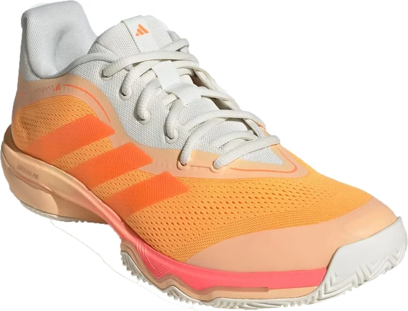 ADIDAS Crazyflight 7 Indoor Mens Padel Shoes - Lucid Tangerine / Lucid Orange / Off White