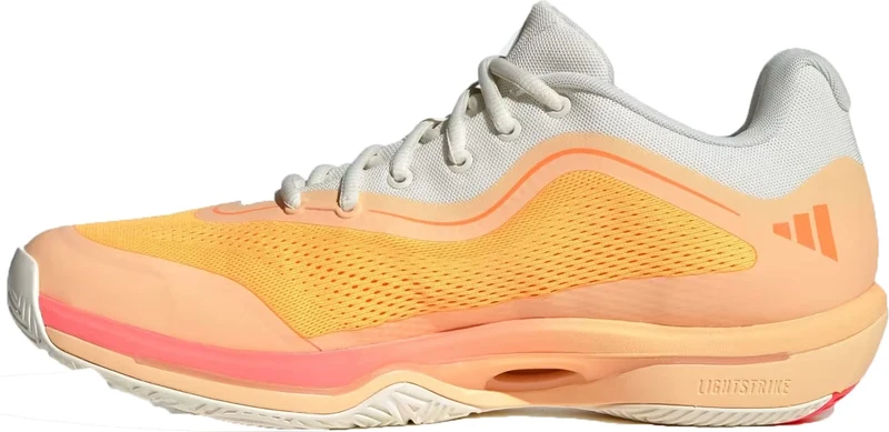 ADIDAS Crazyflight 7 Indoor Mens Padel Shoes - Lucid Tangerine / Lucid Orange / Off White