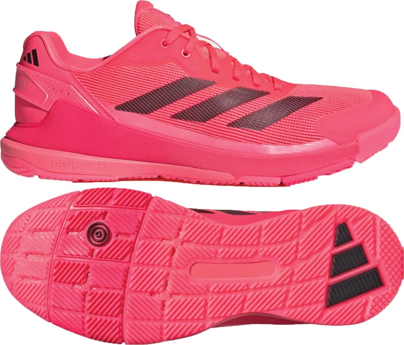 ADIDAS Crazyquick LS Mens Padel Shoes - Solar Turbo / Core Black / Lucid Red