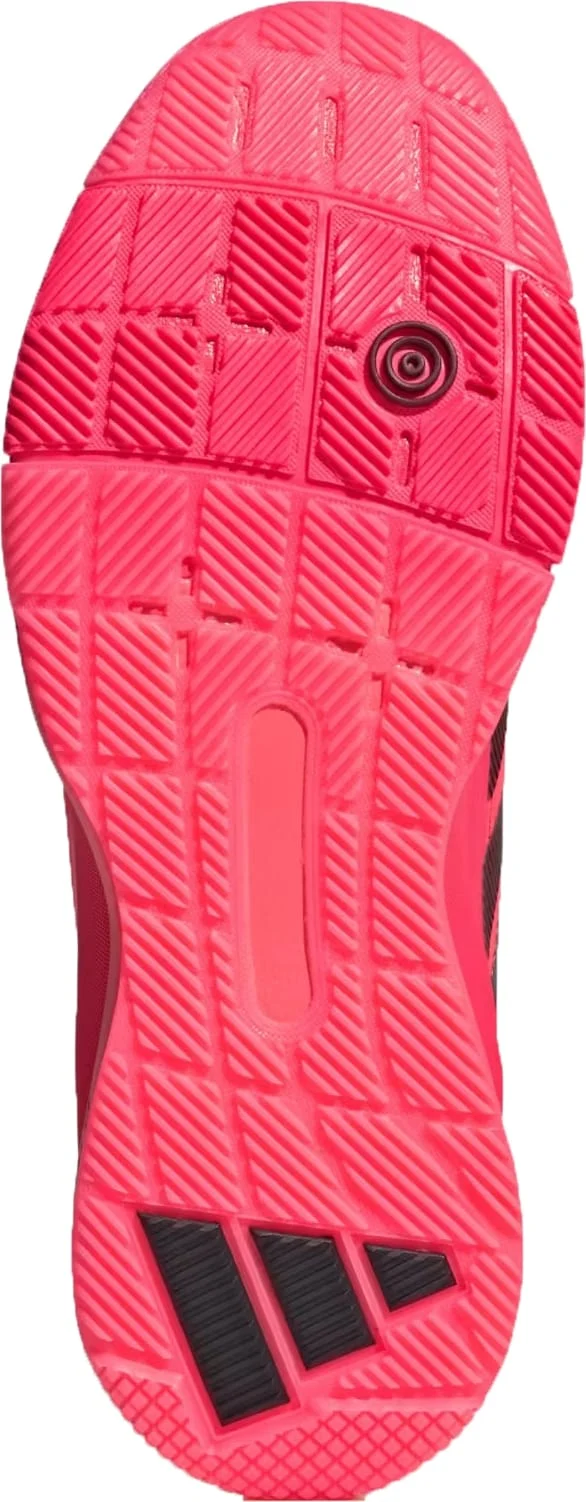 ADIDAS Crazyquick LS Mens Padel Shoes - Solar Turbo / Core Black / Lucid Red