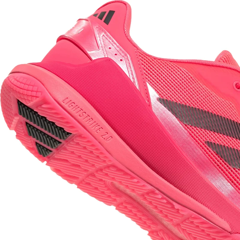 ADIDAS Crazyquick LS Mens Padel Shoes - Solar Turbo / Core Black / Lucid Red